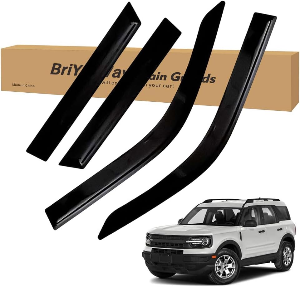 Vent Shades Rain Guards for Ford Bronco Sport 2021 2024