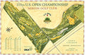 Merion Golf Course Map Poster by Lee Wybranski