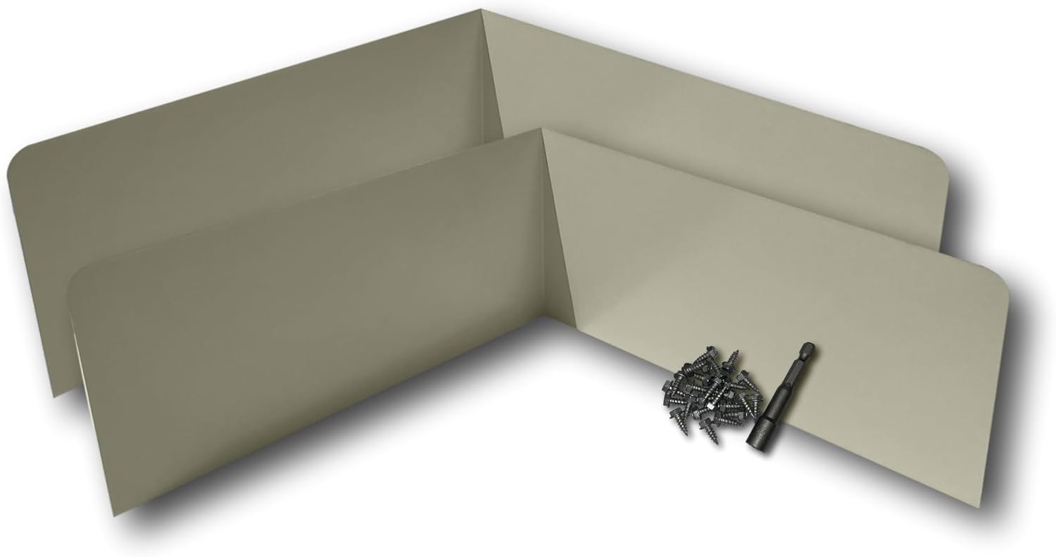 Eagle 1 Rain Gutter Valley Splash Guards for Effective Drainage