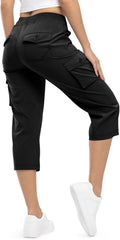 Womens Cargo Capris Lightweight Hiking Pants - Cool, Quick-Dry Comfort