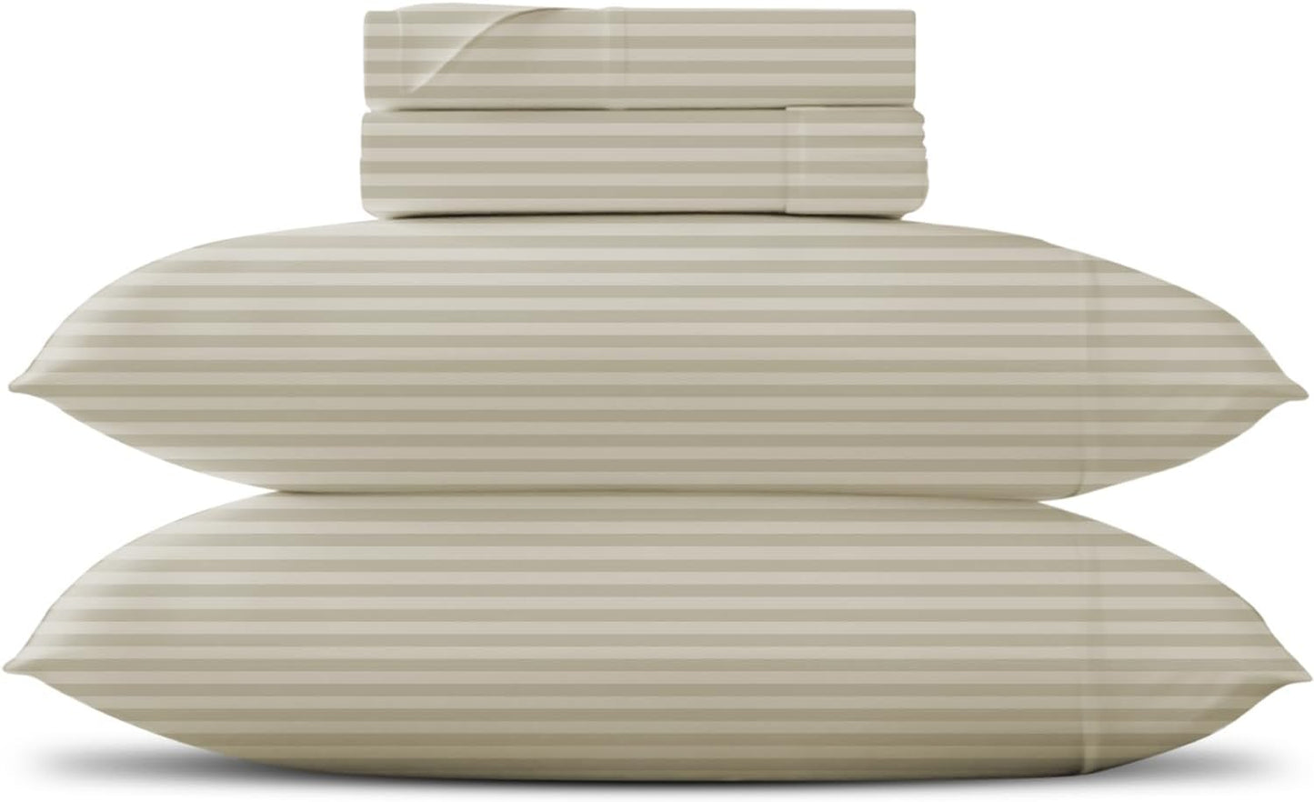 Luxury Egyptian Cotton King Stripe Sheet Set for Ultimate Comfort