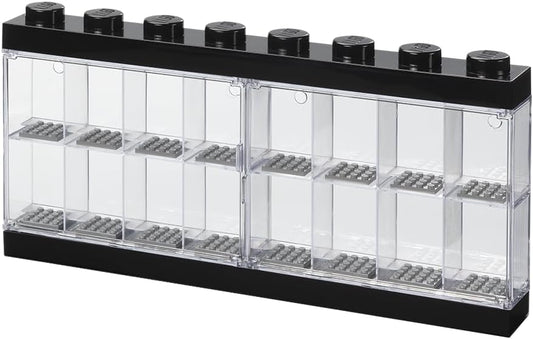 Lego Minifigure Display Case 16 Black for Collectors and Fans