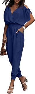 Dokotoo Jumpsuit for Womens Cold Shoulder Romper - Flattering Summer