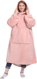 Wearable Blanket Sweatshirt Oversized Hoodie - Plush Sherpa Comfort