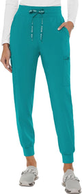 Med Couture Women's Cargo Scrub Jogger Pants - Soft, Stretch Fit