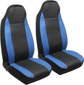 GIANT PANDA Front Car Seat Covers - Leather High Back, Airbag