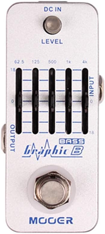 MOOER Micro EQ Equalizer Pedal for Guitar with 5-Bank Control