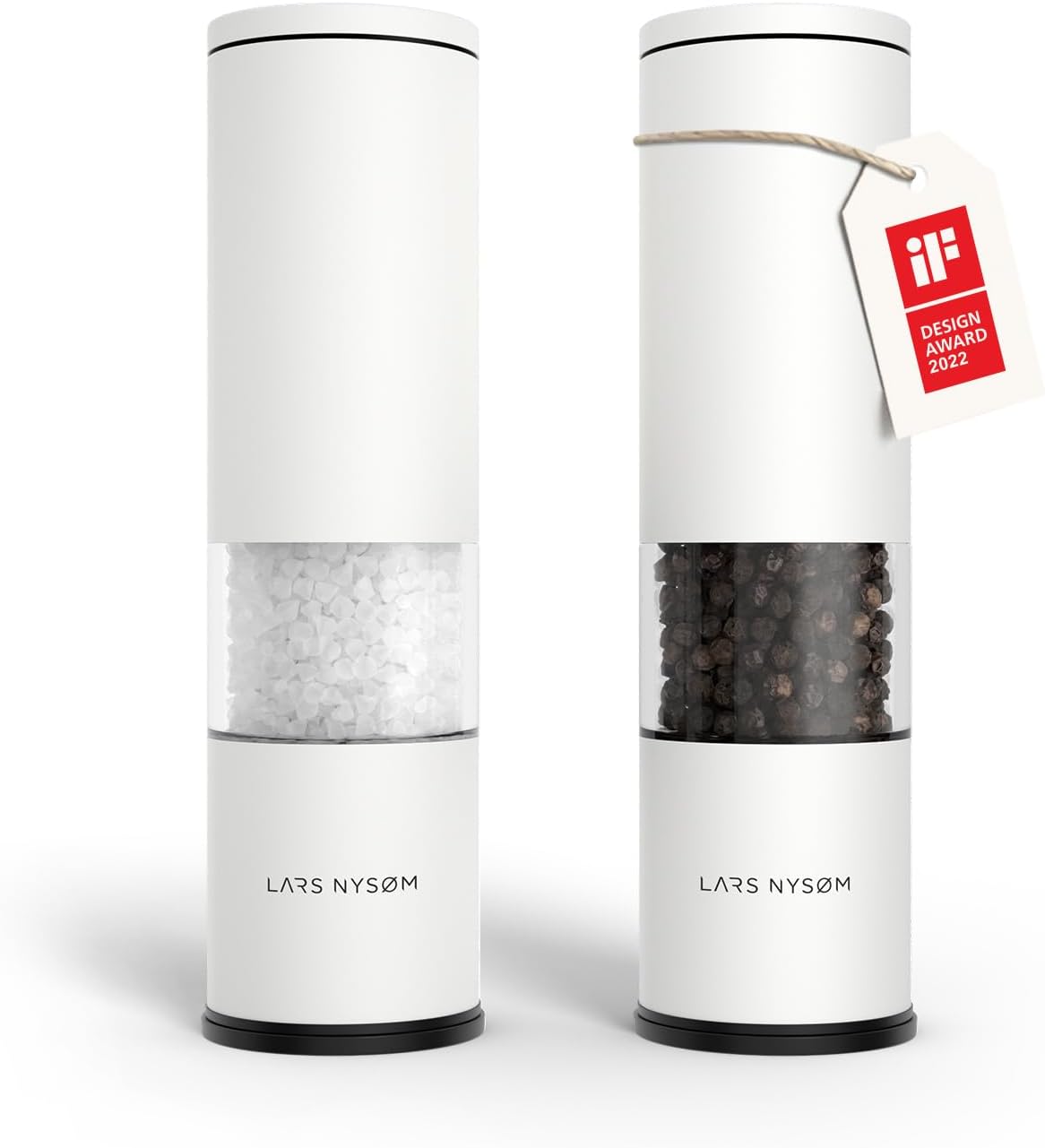 LARS NYSM Salt and Pepper Grinder Set for Every Kitchen