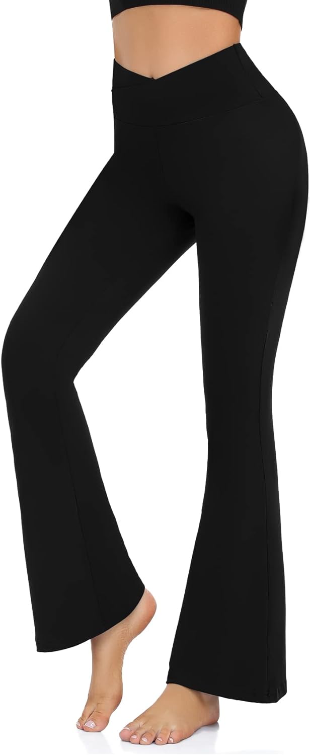 Tummy Control Bootcut Yoga Pants for Women