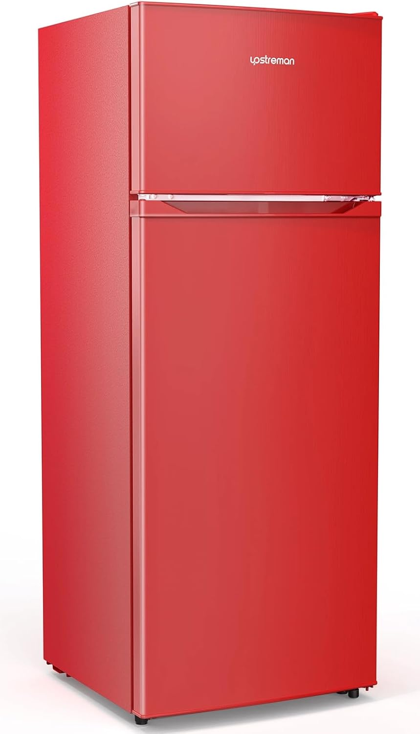 Upstreman 7.7 Cu Ft Refrigerator with Freezer for Any Space