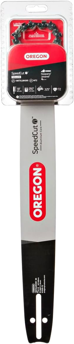 Oregon 18-Inch Chainsaw Bar and M72 SpeedCut Chain Combo