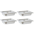 Hotel Pans 1/2 Half Size Steam Table Pan 4-Pack Set - Durable 304