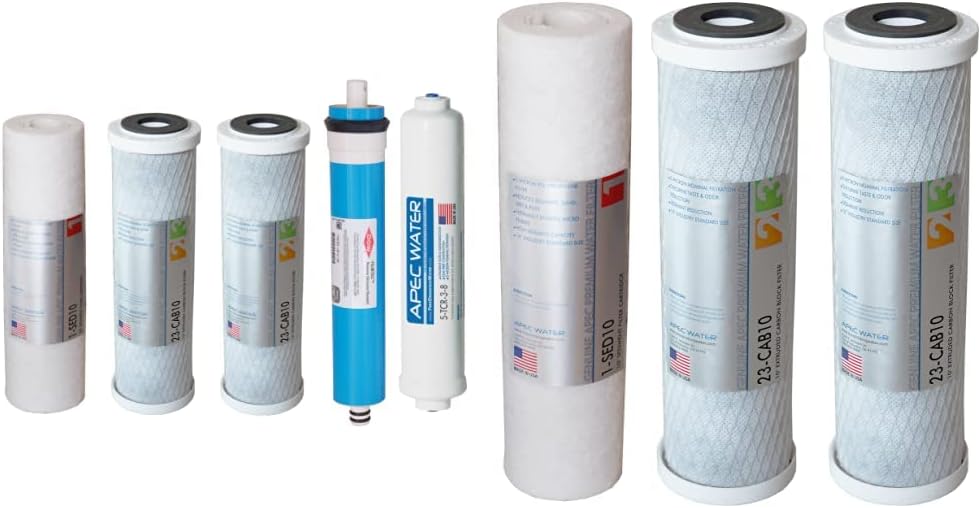 APEC WATER FILTER-MAX90-38 Complete Replacement Set for RO