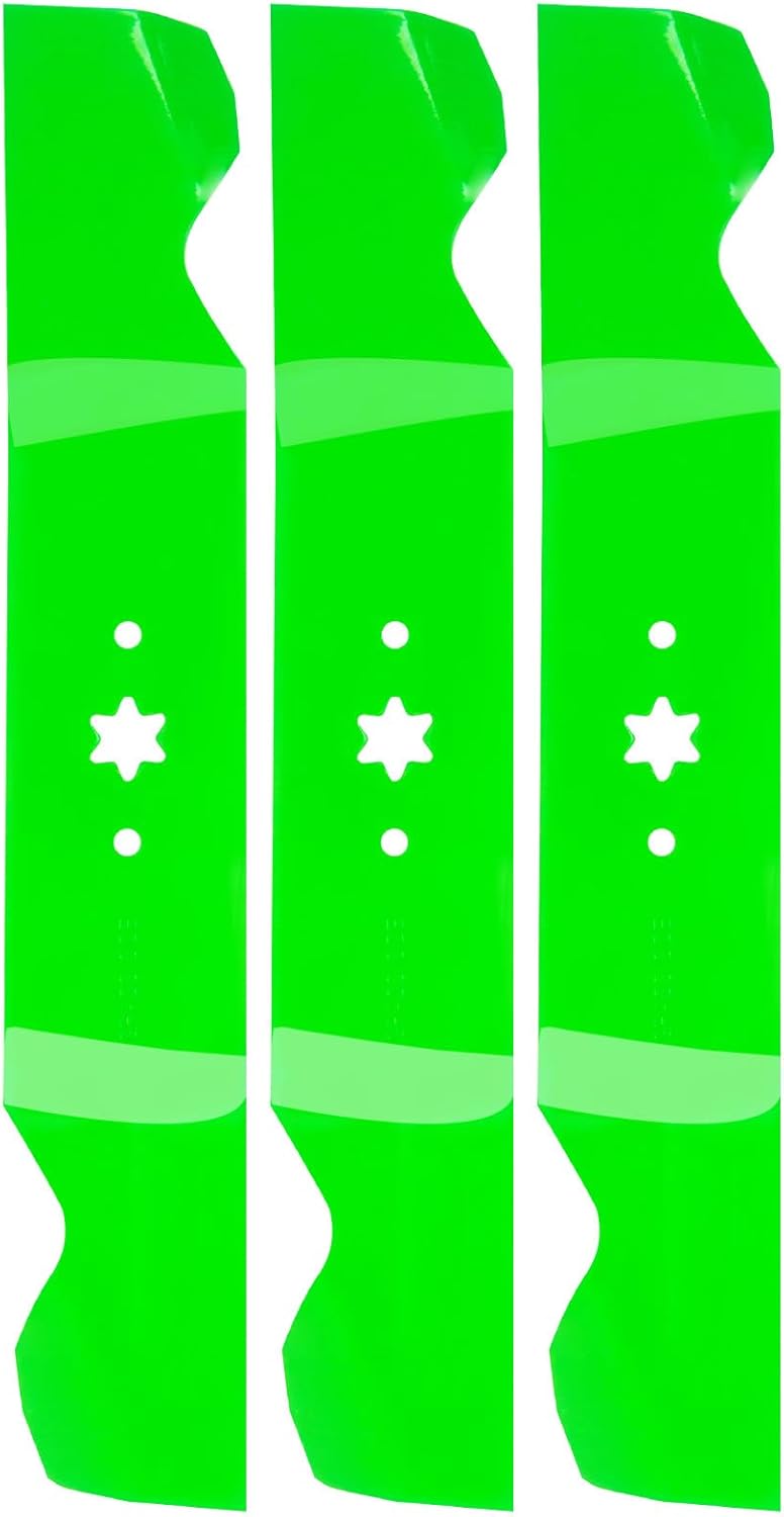 3 Pack Mower Mulching Blade for 54 inch Decks by TENGMUJX
