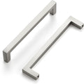 Ravinte 10 Pack Brushed Nickel Cabinet Handles - Slim 5in Center