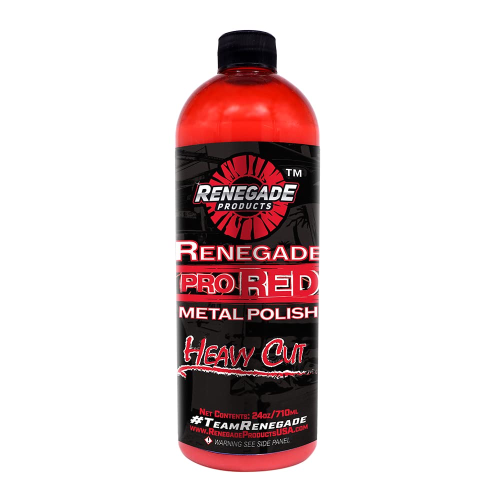 Renegade Pro Red Liquid Metal Polish for High Luster Finish