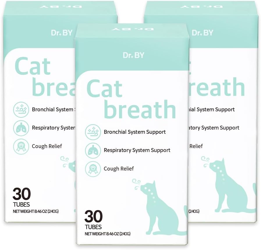 Dr.by Cat Breath Bronchial Supplements for Sneezing Relief