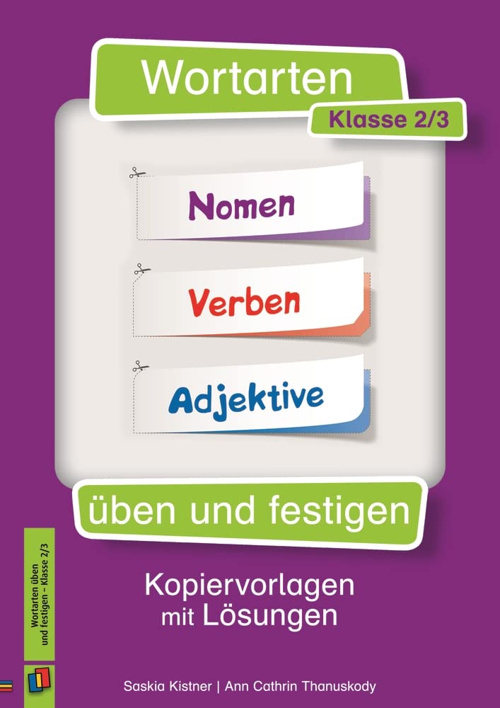 Wortarten uben und festigen - Klasse 2/3: Kopiervorlagen