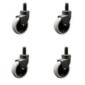Service Caster 7570-L2 Rubbermaid Mop Bucket Casters - Floor Safe