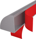 Flexible Quarter Round Molding Mini Peel and Stick Rubber Trim 240in