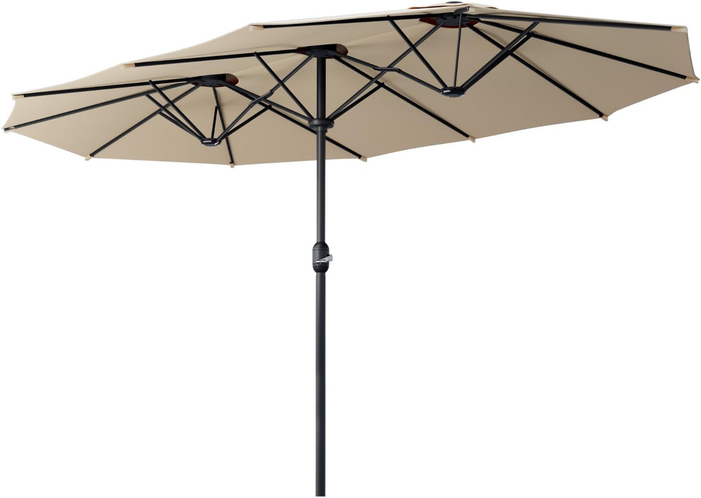 Beanss Outdoor Patio Umbrella - 15 FT Double Sided Coverage