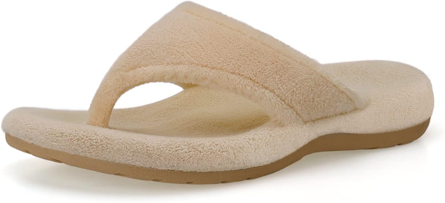 BCSTUDIO Women's Flip Flop Slippers with Arch Support Comfort