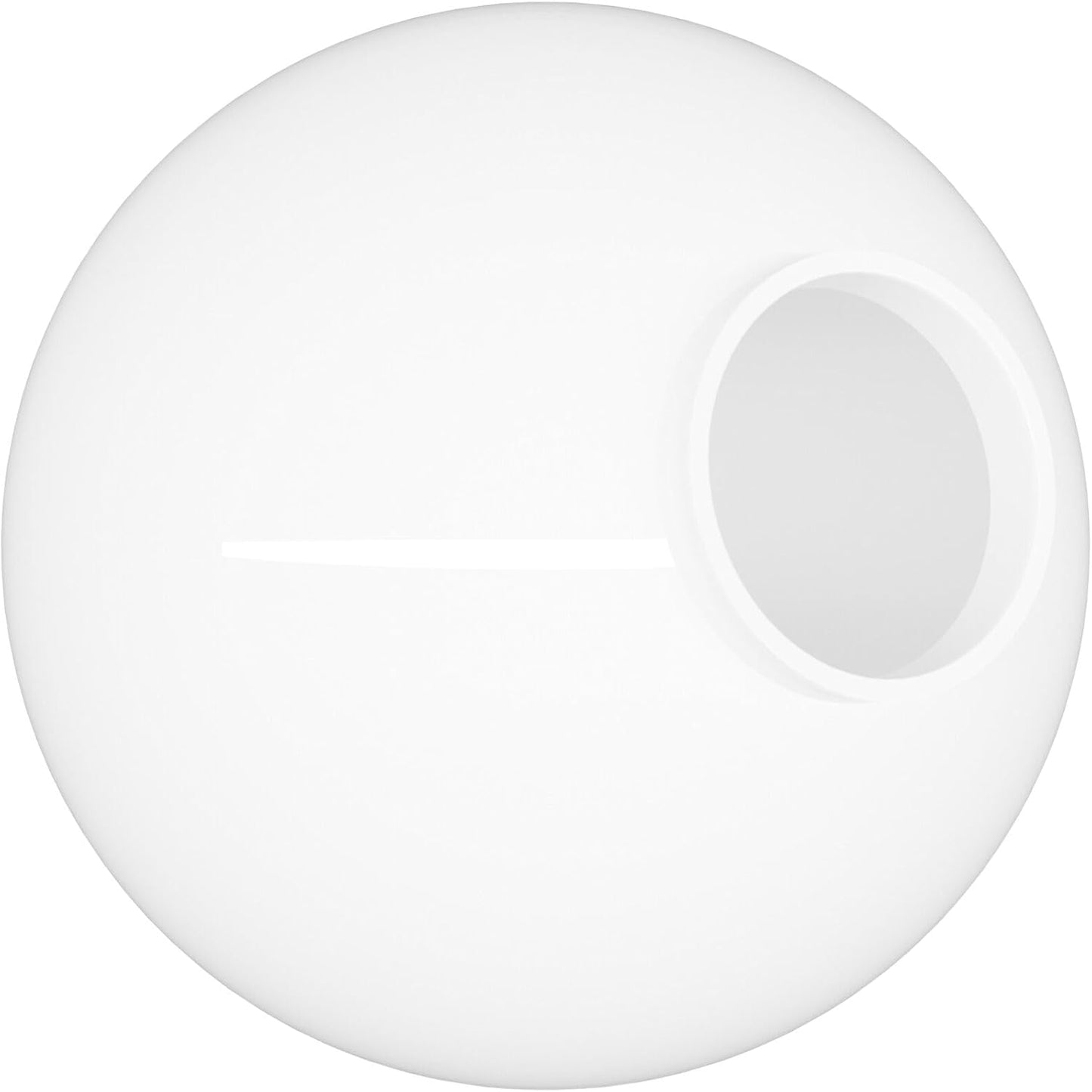 KastLite 12in White Acrylic Lamp Post Globe for Outdoor Lighting