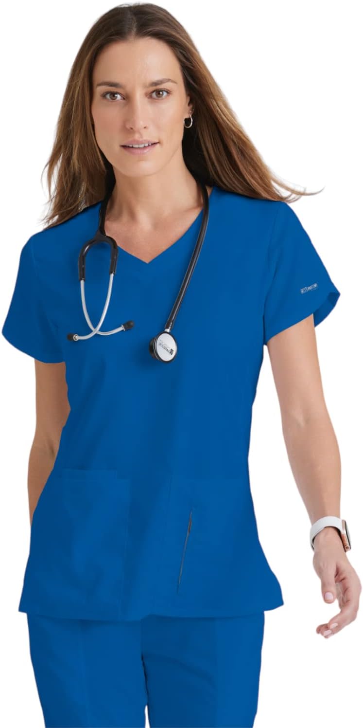Grey's Anatomy Cora Scrub Top for Women - Super-Soft Comfort