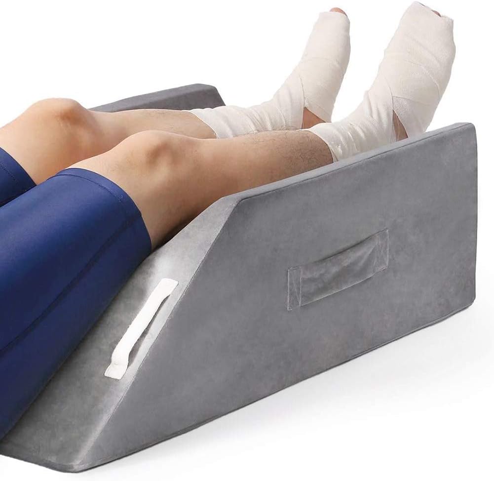 LightEase Leg Elevation Pillow for Post-Surgery Recovery Support
