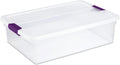 Sterilite 24-Pack ClearView Latch Box 32 Qt - Stackable Storage