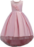 WEONEDREAM Princess Girls Dress Size 3-14 Years - High Low Train