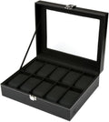 H&S Luxury Watch Box - Store 10 Watches in Style