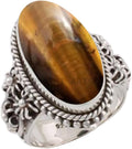 Solid 925 Sterling Silver Turquoise Ring for Women & Men - Chunky 4