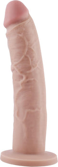Hismith 10.2 in Silicone Dildo Slight Curve and Raised Veins - Machine