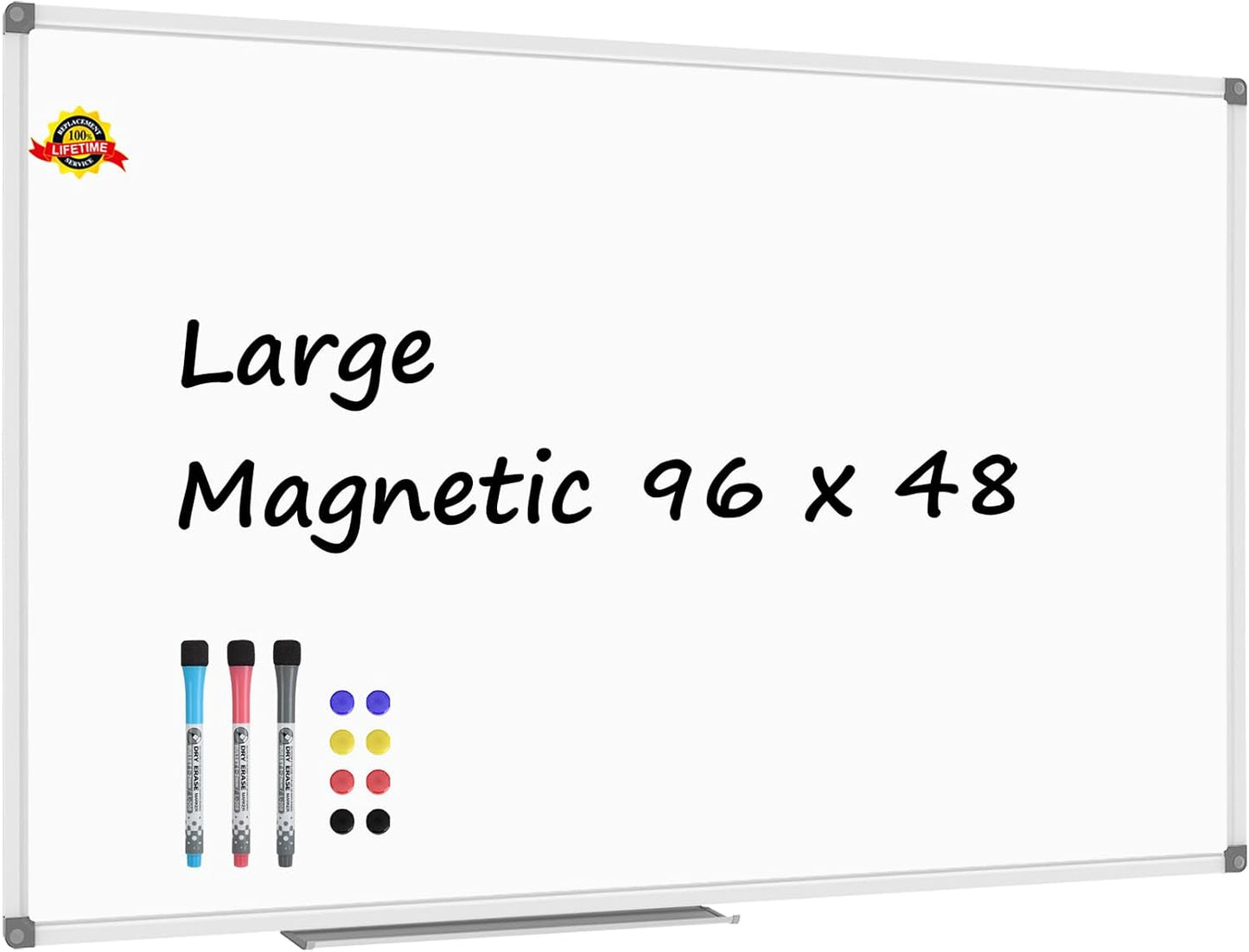 Lockways Large Magnetic Dry Erase Board 96 x 48 Inch Review