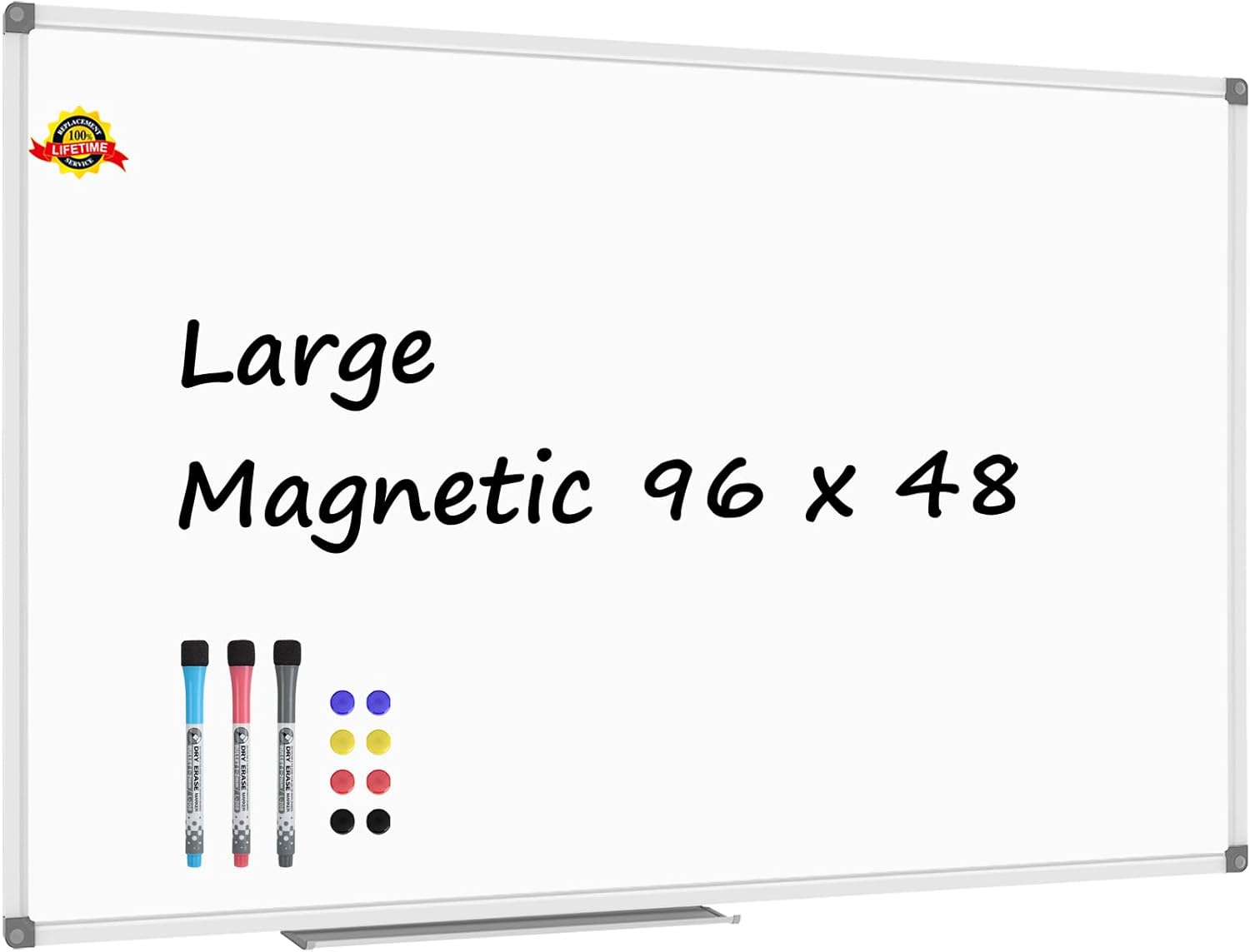 Lockways Large Magnetic Dry Erase Board 96 x 48 Inch Review