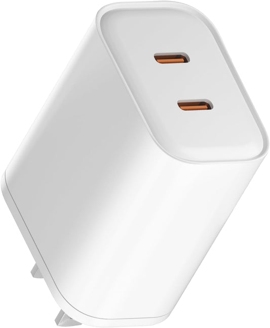 Ultra-Fast Dual Port USB C Charger