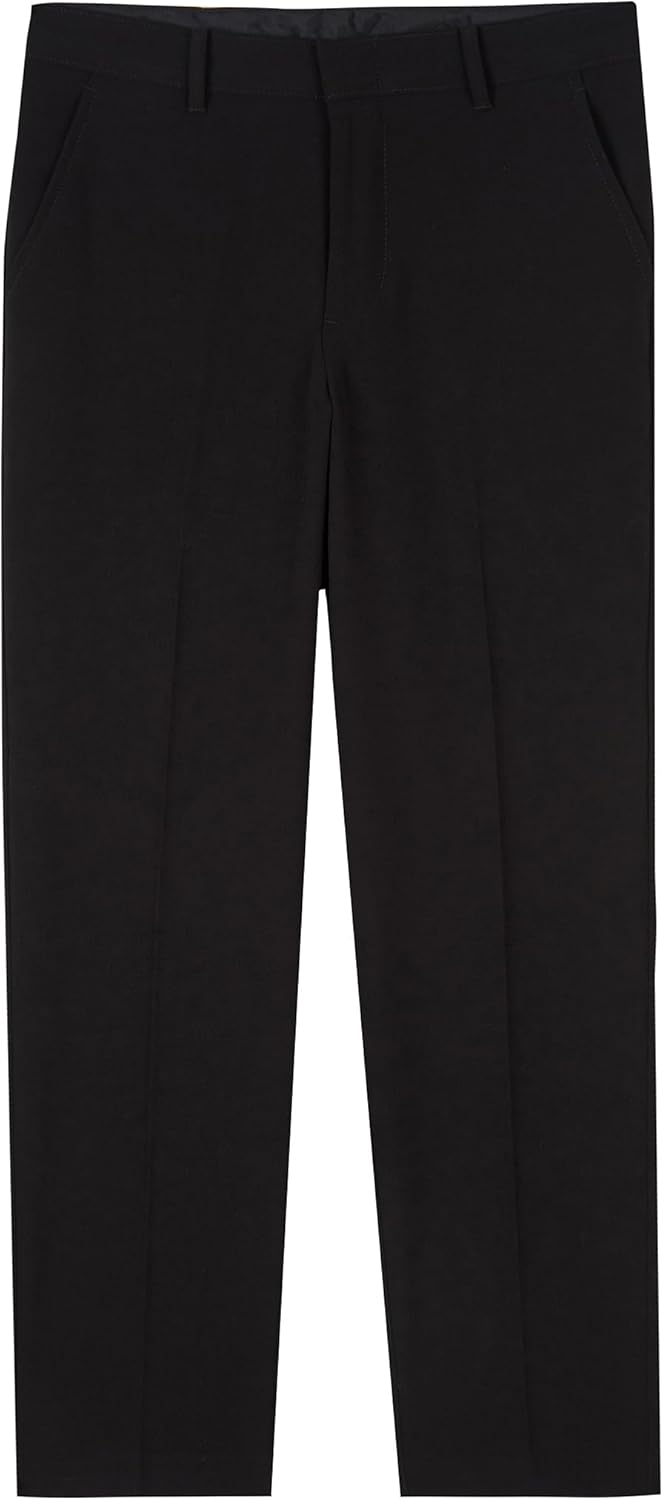 Van Heusen Boys Flex Stretch Flat Front Dress Pants for Comfort