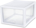 Sterilite 4-Pack 27 Quart Stacking Drawer - Clear Modular Storage