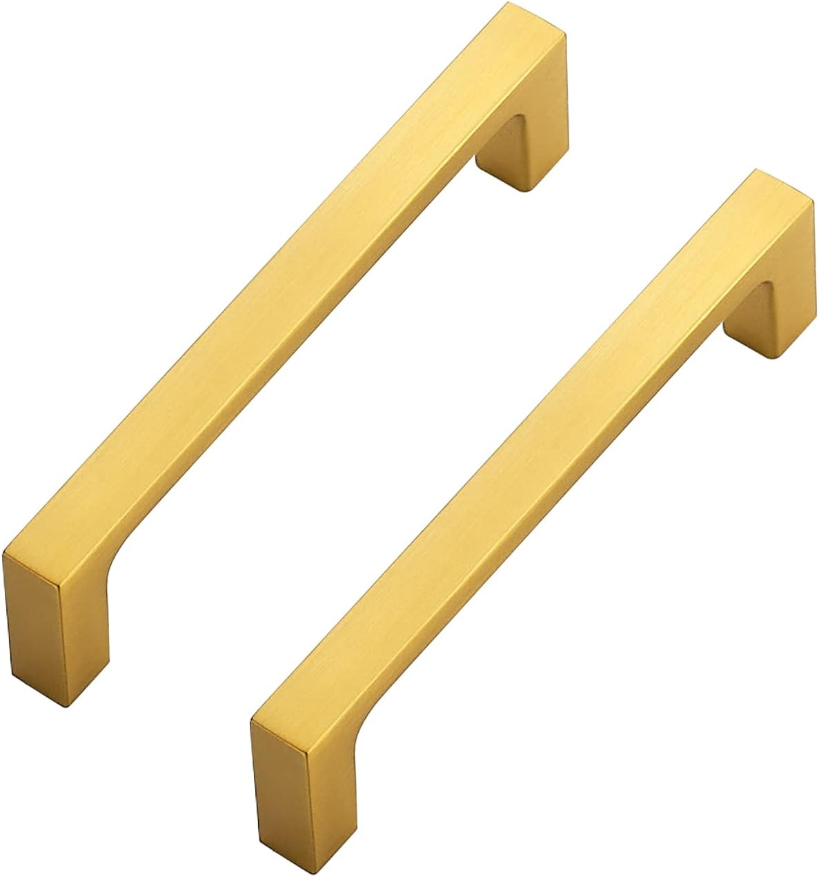 Ravinte 20 Pack Solid 4 Inch Square Cabinet Handles for Kitchen