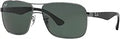 Ray-Ban Men's Rb3516 Metal Square Sunglasses - Lightweight Everyday