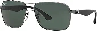 Ray-Ban Rb3516 Metal Square Sunglasses for Stylish Protection
