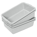 35 L Large Bus Tubs Plastic Commercial Bus Bin 4 Pack - Durable