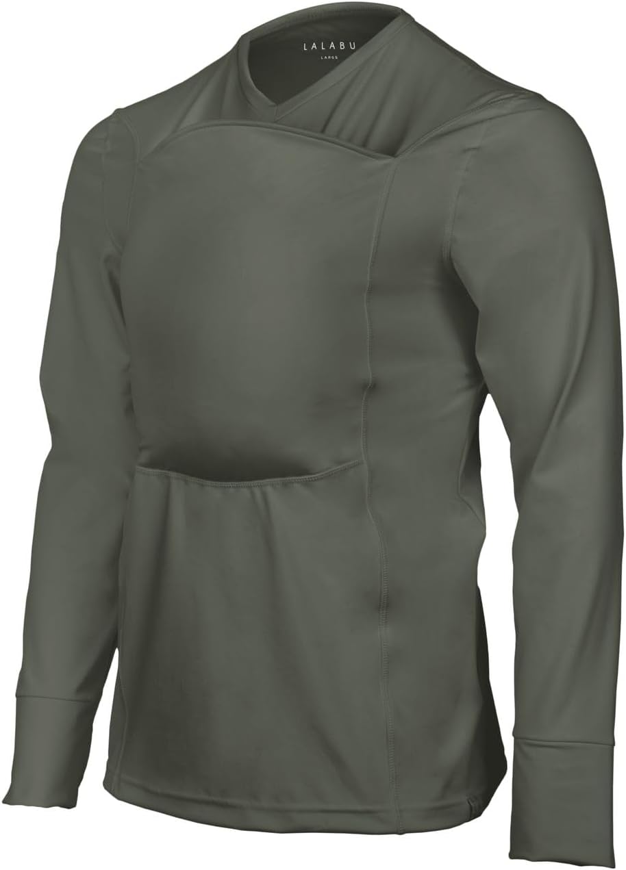 Lalabu Dad Shirt: Hands-Free Baby Carrier for Comfort & Bonding