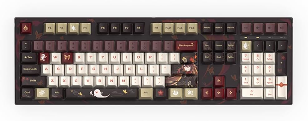 GENSHIN IMPACT Hu Tao Mechanical Keyboard with Kailh Box Switches