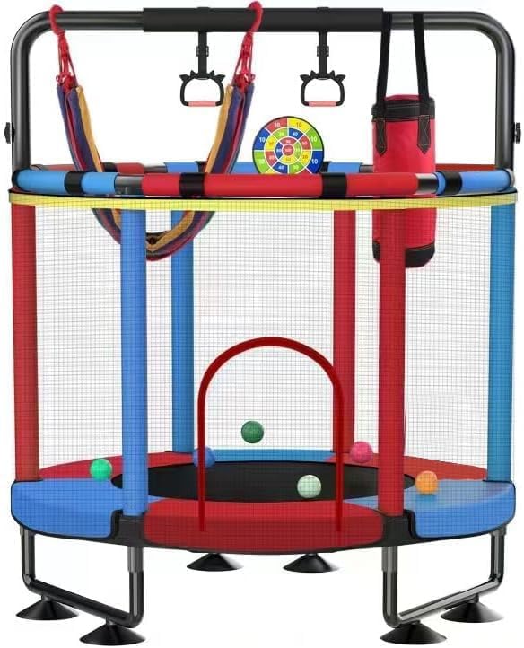 Trampoline for Kids with Net - Upgrade Anti-Rust 440lbs Model