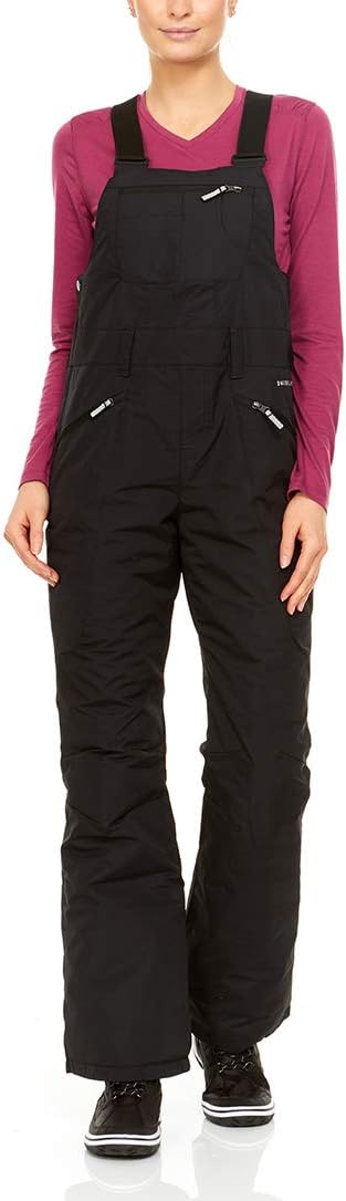 Swiss Alps Women's Ski Bibs: Water Resistant & Breathable