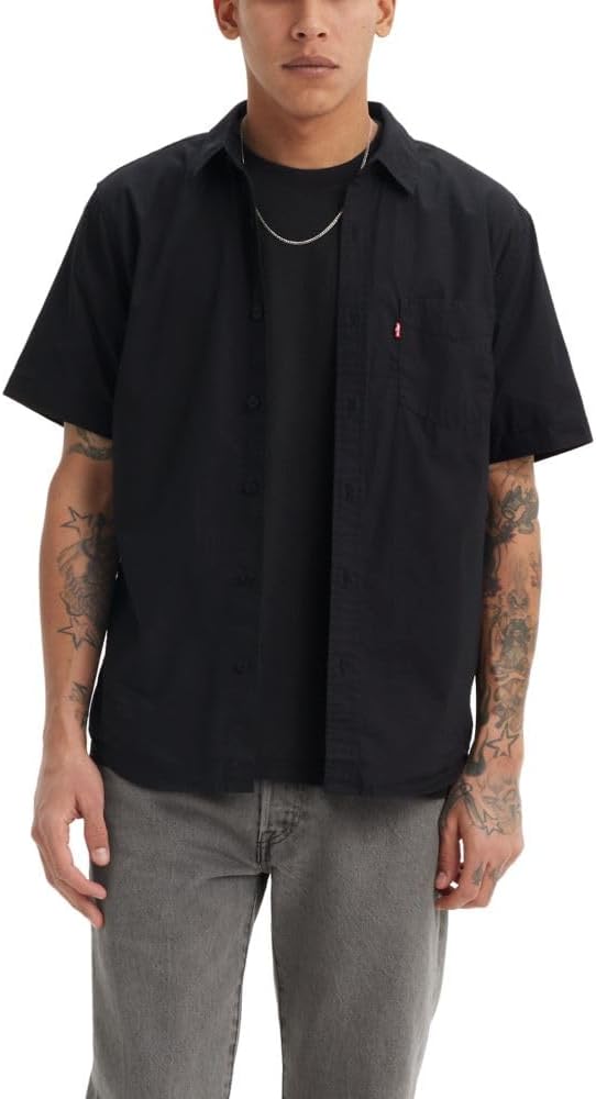 Levi's Men's Classic Short Sleeve Button Up Shirt for Comfort