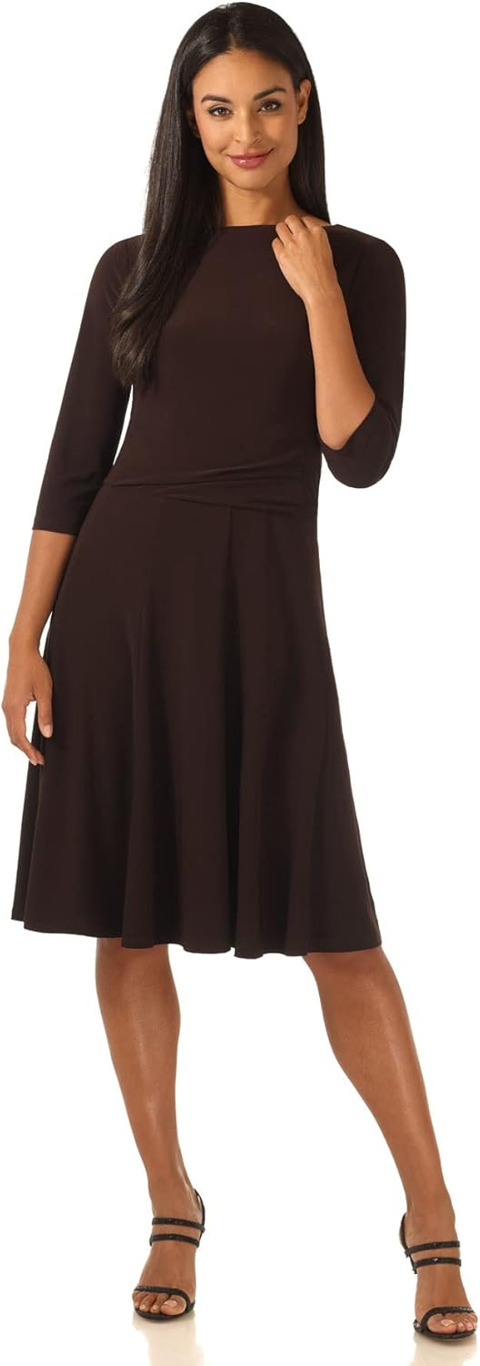 Rekucci Women's Flippy Fit N' Flare Dress for Every Occasion