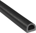 Trim-Lok D-Shaped Rubber Seal.53 H x.75 W x 100 L - Durable Weather